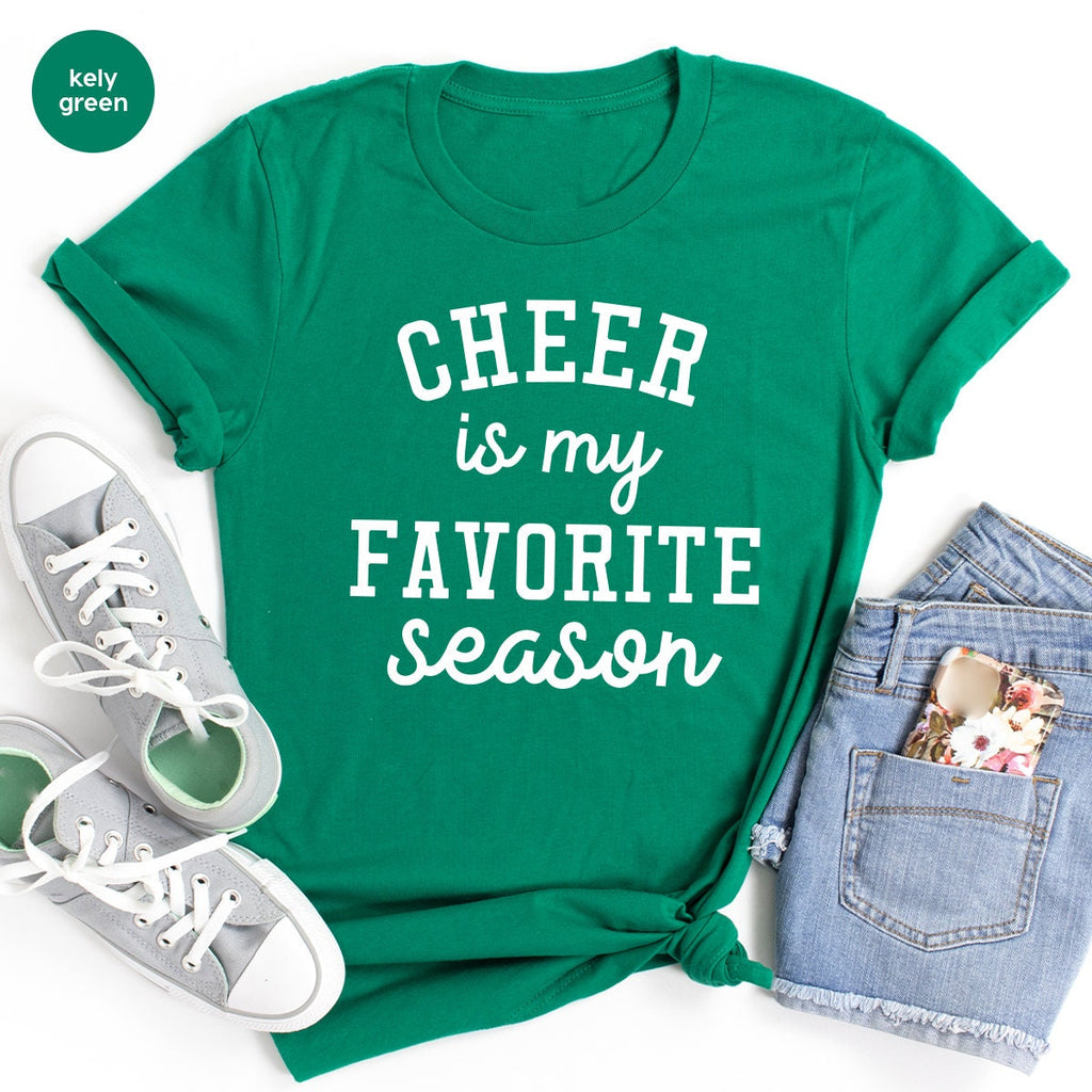 Cheer Is My Favorite Season Shirt, Cheerleader TShirt product image 4