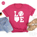 Baseball Sports T-Shirt, Sport Lovers Tee, Mom Gift, Love product image 1