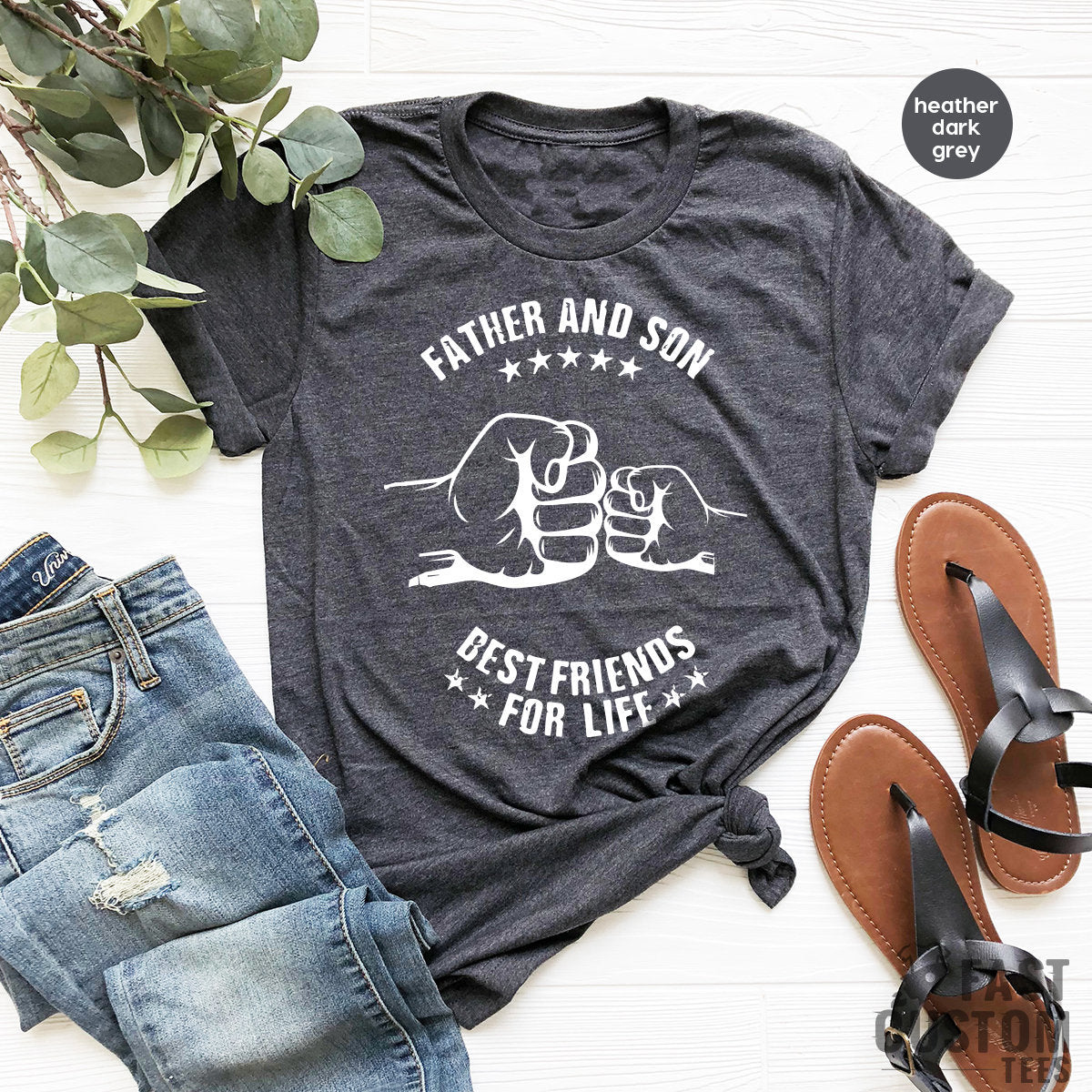 Dad And Son Shirt, Best Father TShirt, Friends For Life product image 1