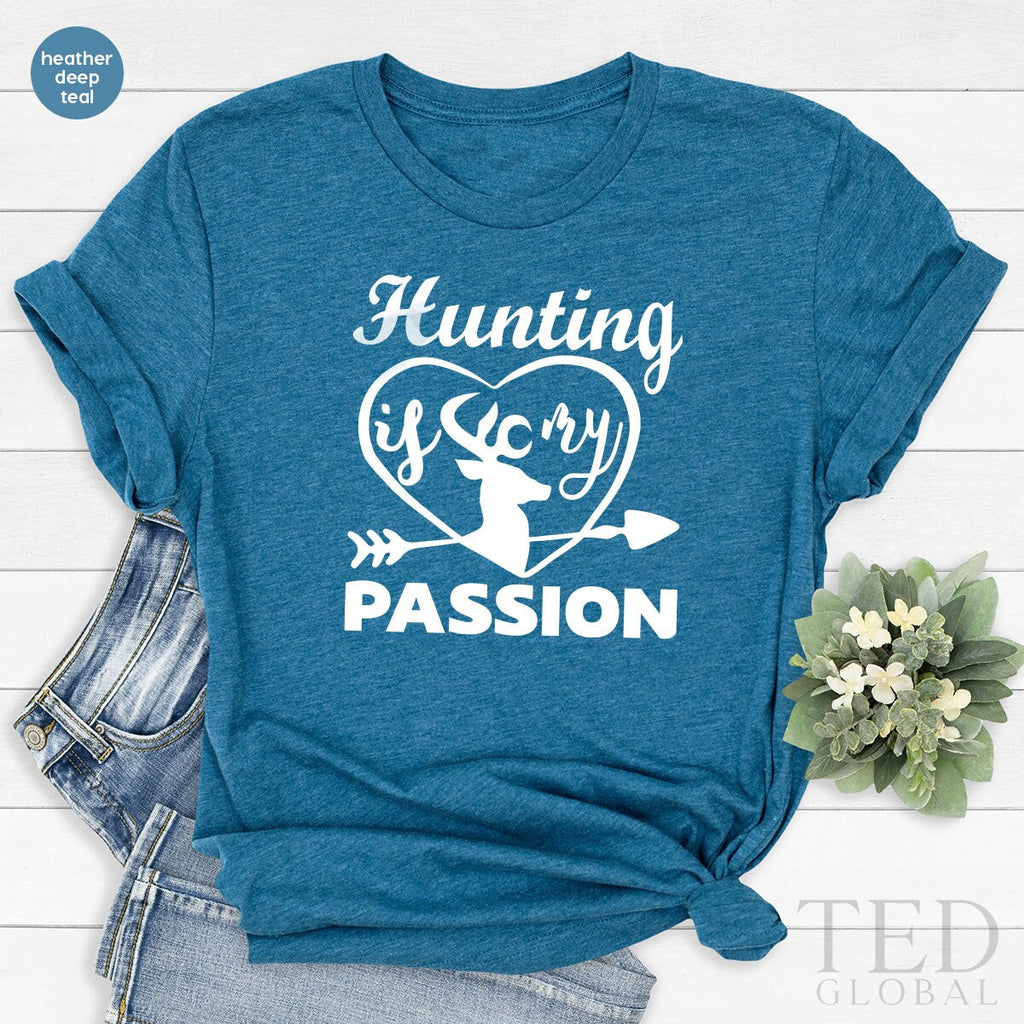 Deer Hunters T-Shirt, Buckin Dad T Shirt, Hunting Is My product image 1