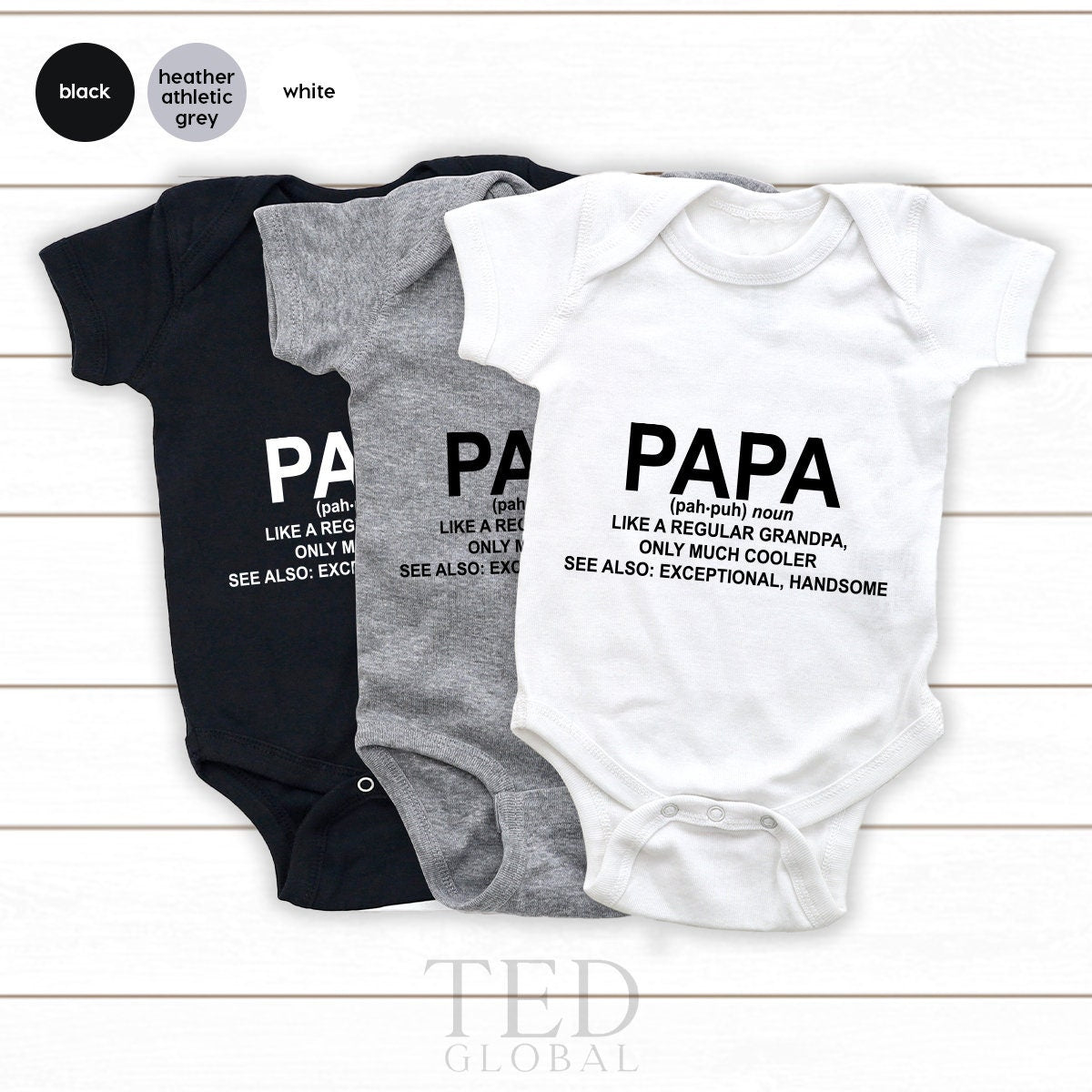 Handsome Grandpa Tshirt, Fathers Day Gifts, Cool product image 3
