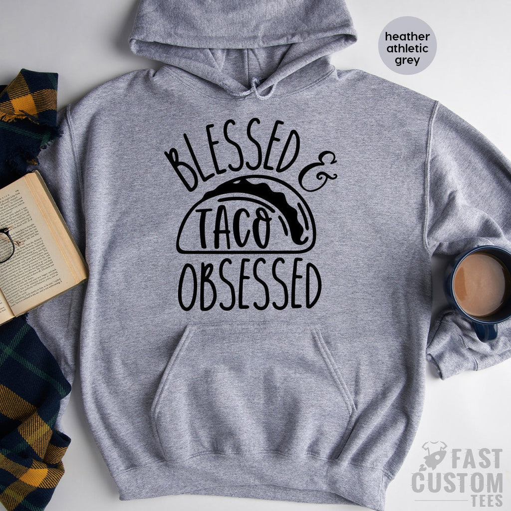 Tacos T Shirt, Lover Tshirt, Blessed Taco Obsessed, Funny product image 3