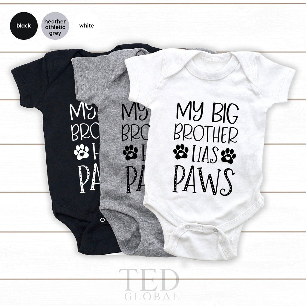 Dog Bodysuit, New Baby Gift, Sibling My Big Brother Has product image 1