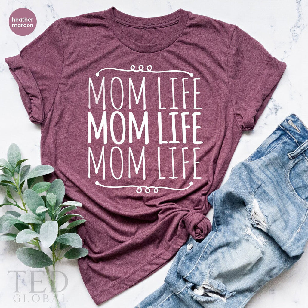 Mom Life TShirt, New Mama Mothers Day Shirt, Best Tee, Gift product image 5