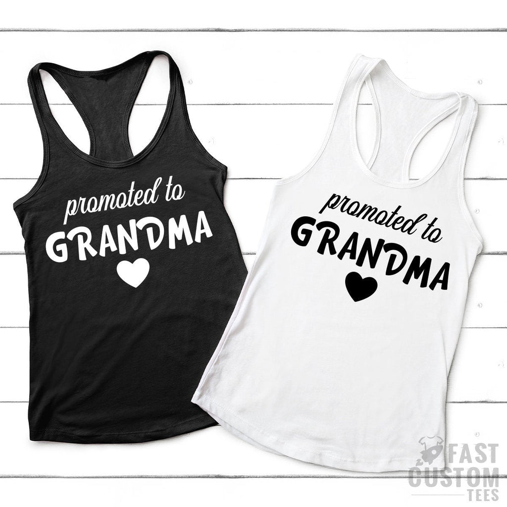 Promoted To Grandma Shirt, New Gift, Grandparets Tee, Best product image 5