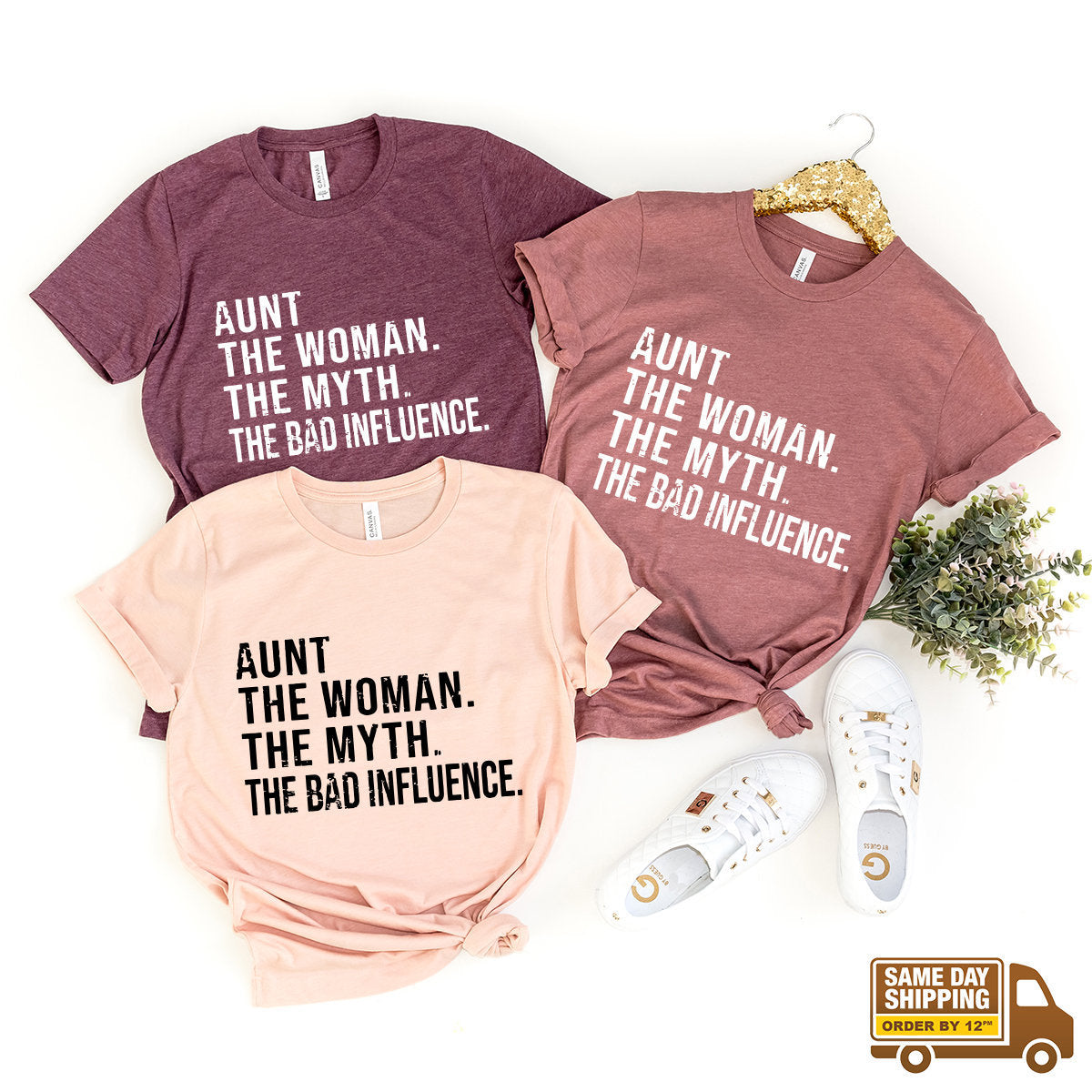 Funny Aunt Shirt, T Best Auntie Ever Tee, Tee,Aunt product image 1