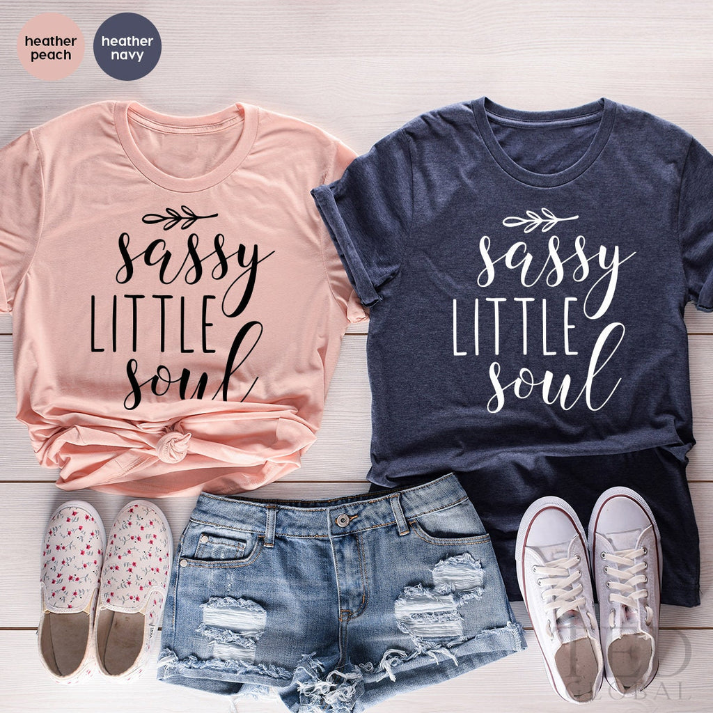 Funny Baby Shower T Shirt, Cool Kids Tshirt, Sassy Little product image 3