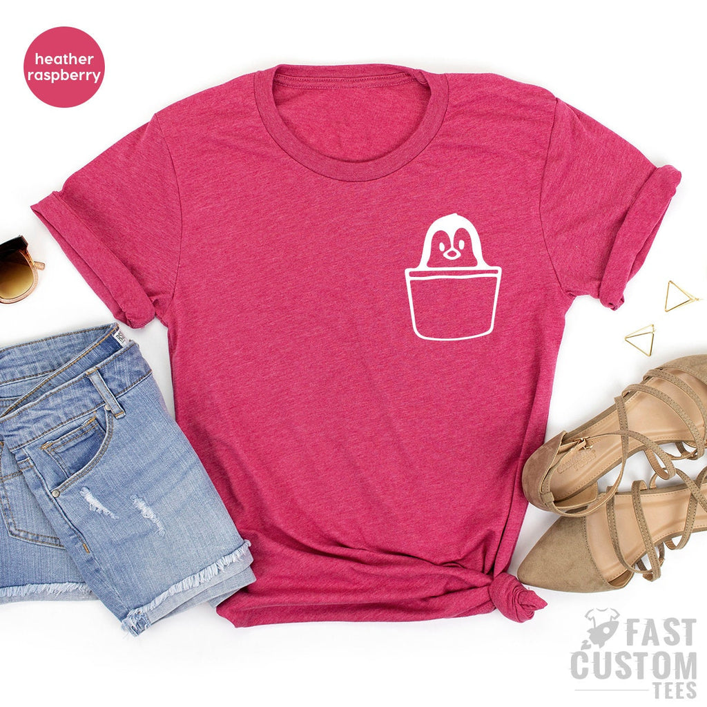 Funny Penguin Shirt, TShirt, Pocket Tee, Lover Shirts product image 5