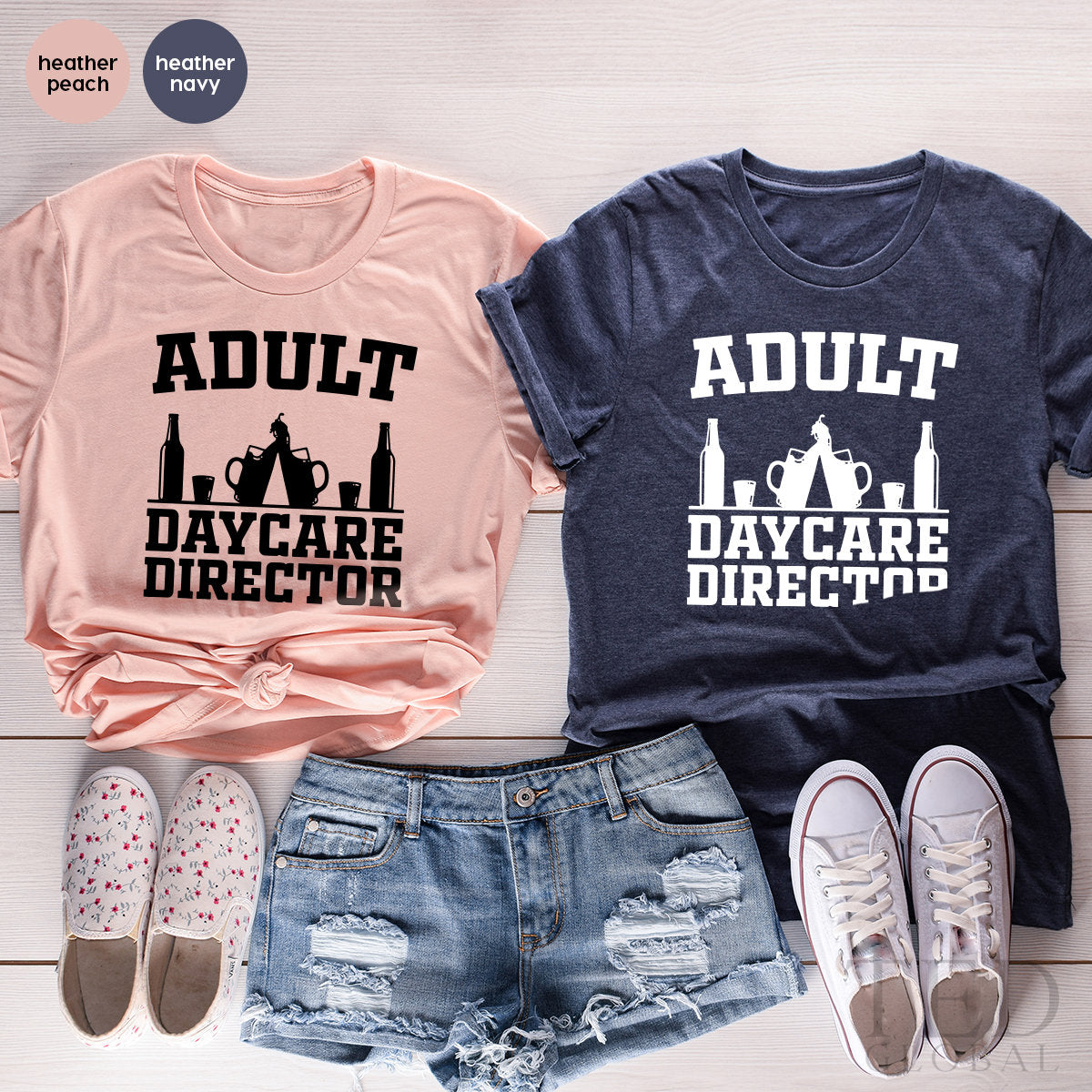 Bartending Drinking Shirt, Day Drink T Adult Daycare product image 3