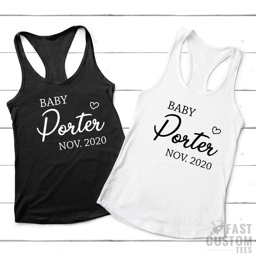 Custom Baby Shirt, New TShirt, Announcement, Born Gift product image 5