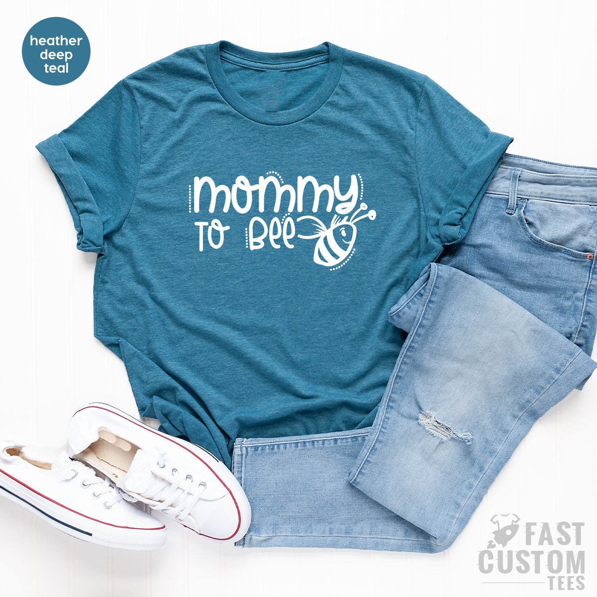 Pregnancy Reveal Tee, Pregnant T Shirts, Mom To Be T Shirt product image 4