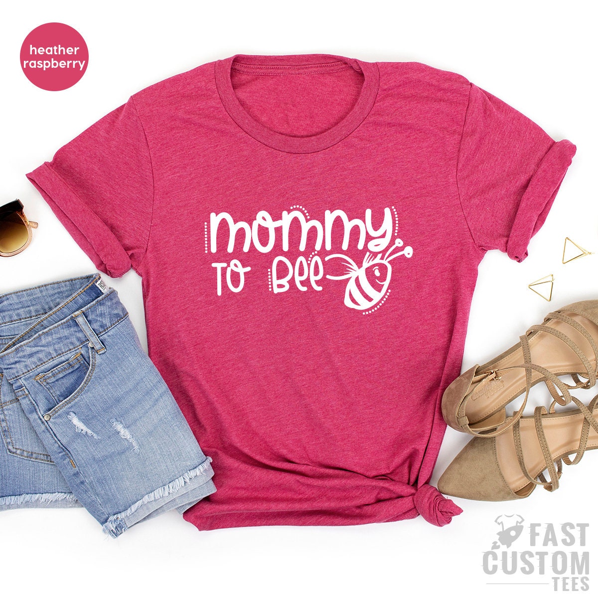 Pregnancy Reveal Tee, Pregnant T Shirts, Mom To Be T Shirt product image 5