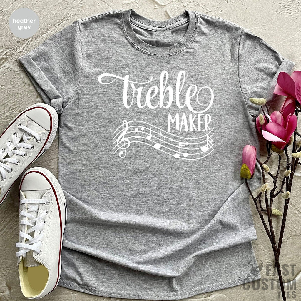 Funny Musician Shirt, Treble Maker Piano Tee, Music Teacher product image 2