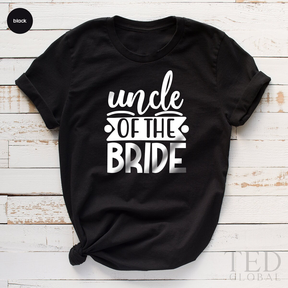Uncle Of The Bride Shirt, Gift, Family T-Shirt, Team product image 1