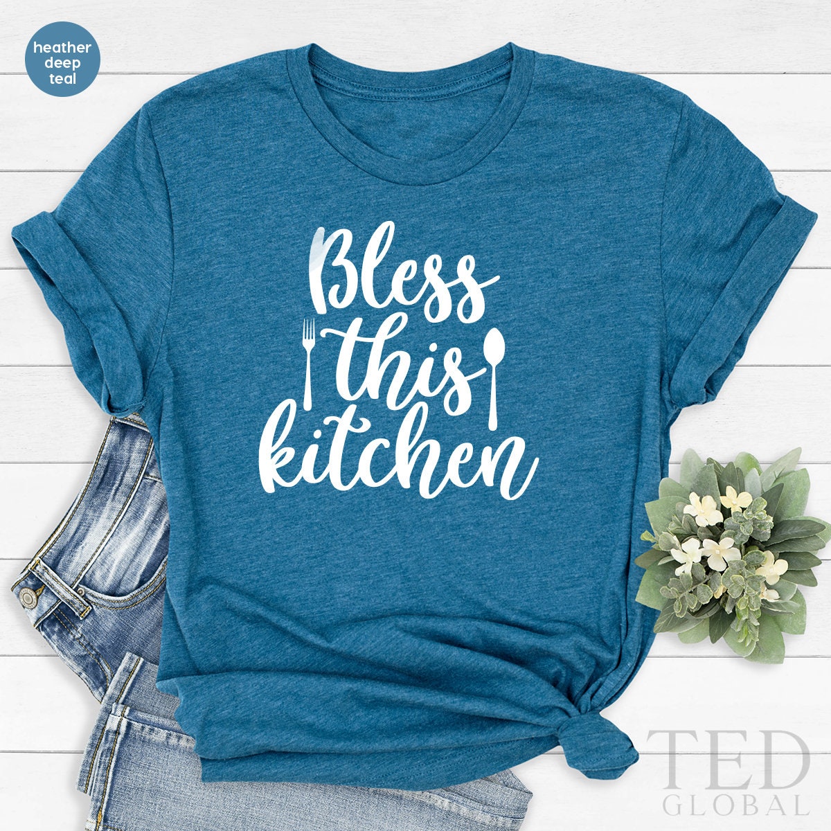 Baking T Shirt, Cooking Lover TShirt, Cooker Mom Cute Baker product image 4