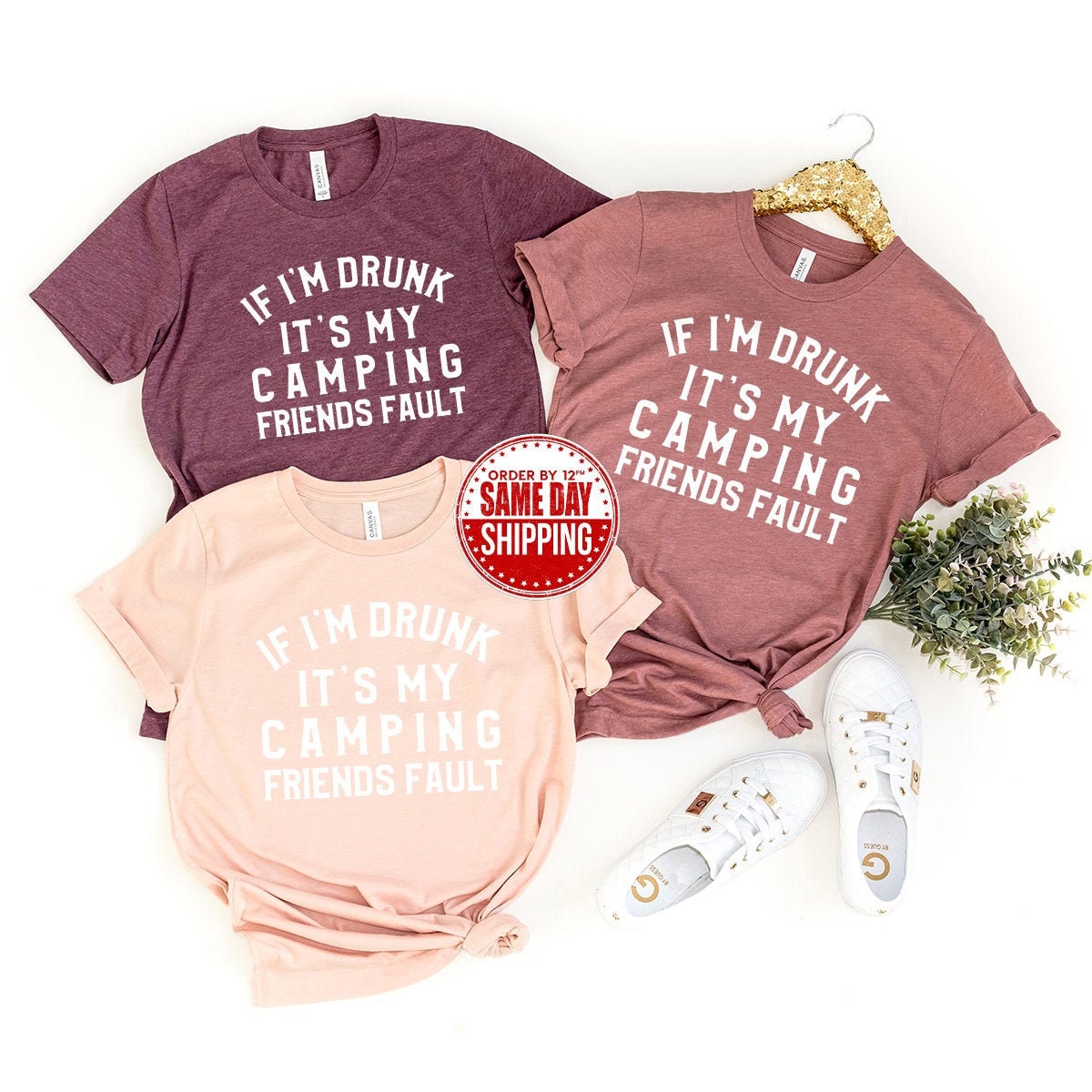 Funny Drinking Shirt, Yes I Am Drunk It's My Camping product image 1