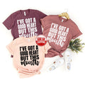 I've Got A Good Heart But This Mouth T-Shirt, Sarcastic product image 1