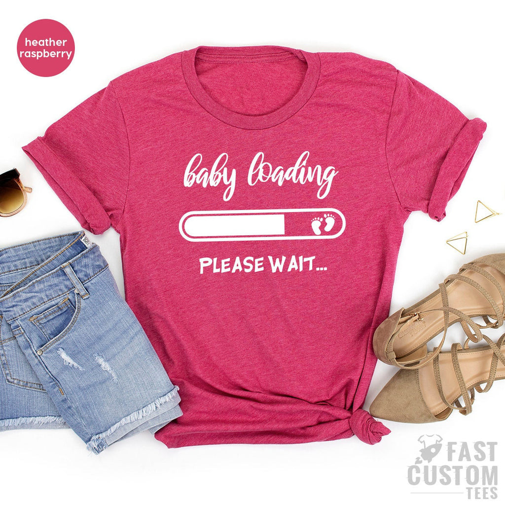 Funny Pregnant Shirt, Baby Loading TShirt, Pregnancy Gift product image 4
