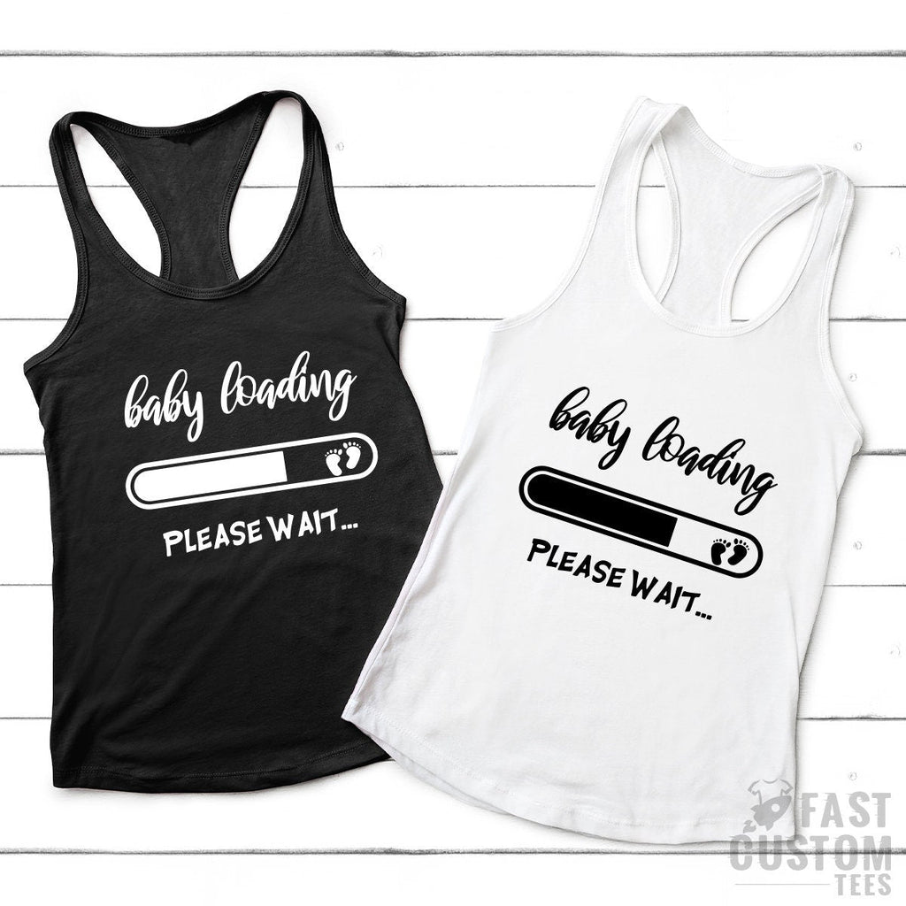 Funny Pregnant Shirt, Baby Loading TShirt, Pregnancy Gift product image 5