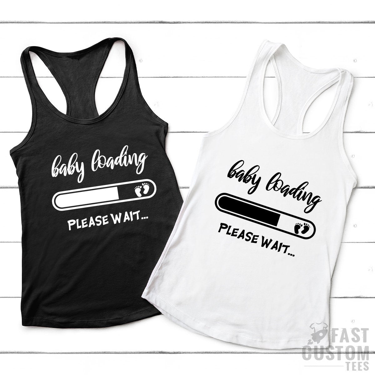 Funny Pregnant Shirt, Baby Loading TShirt, Pregnancy Gift product image 5