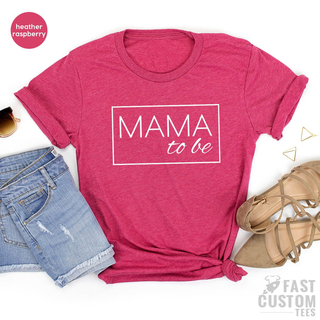 First Mothers Day Gift, Pregnancy Reveal, Mom To Be Shirt product image 4