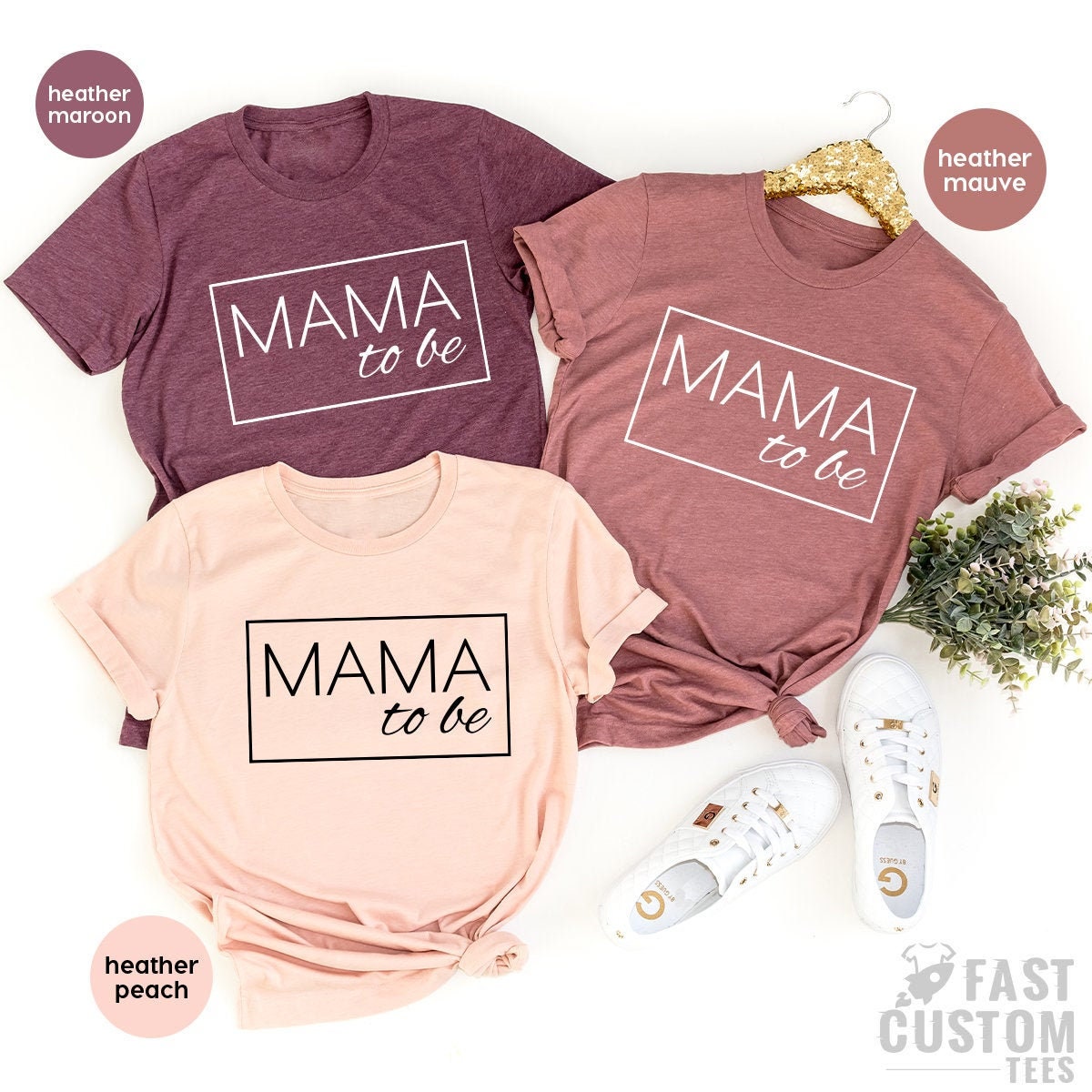 First Mothers Day Gift, Pregnancy Reveal, Mom To Be Shirt product image 1
