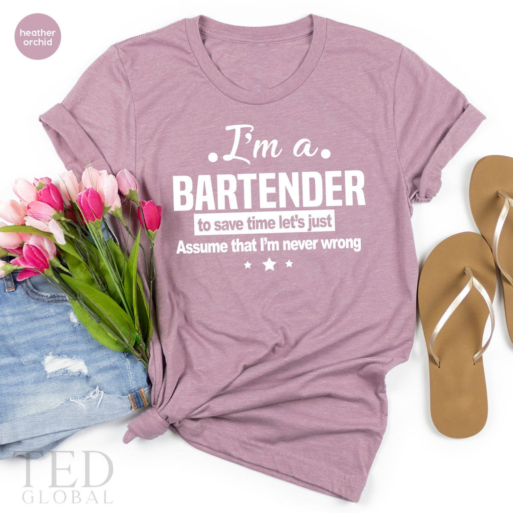 Funny Bartender T-Shirt, Bartending Shirt, Barmen T Barmaid product image 5