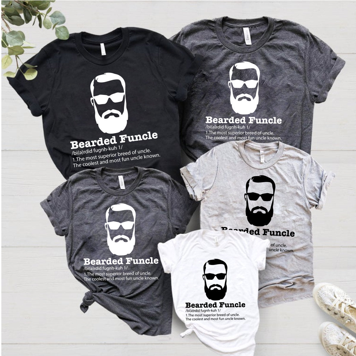 Bearded Funcle Shirt, Funny Uncle Definition Family product image 2