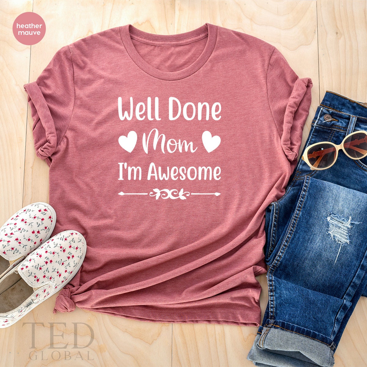 Funny Baby Outfit, Cute Clothes, Well Done Mom I'm Awesome product image 4