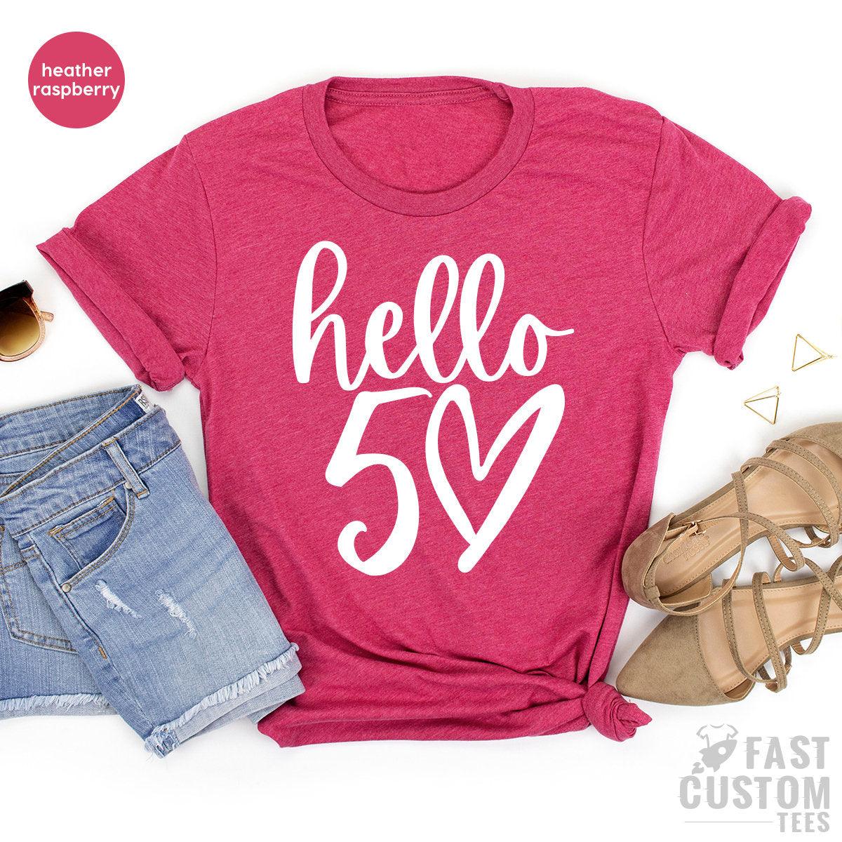 50th Birthday Shirt, Hello 50 TShirt, Fifty Years Old Gift product image 5