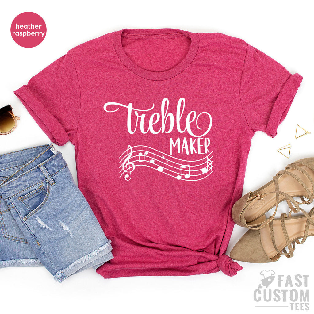 Funny Musician Shirt, Treble Maker Piano Tee, Music Teacher product image 4