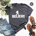 Believe Bigfoot Shirt, Sasquatch TShirt, Funny Search Team product image 1