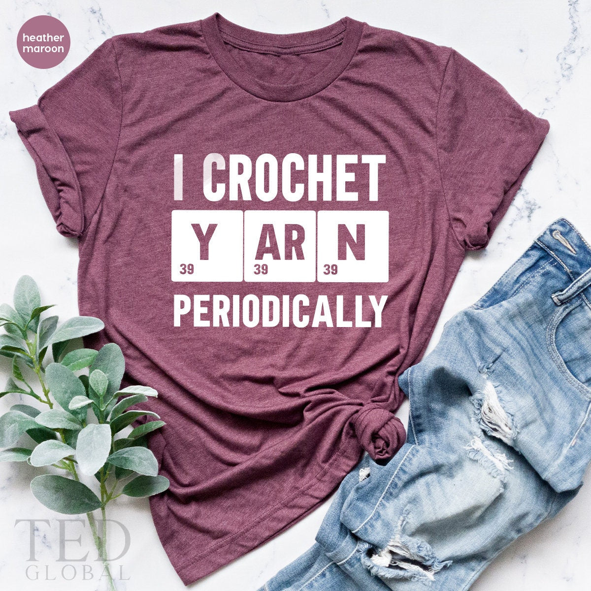 Crocheting TShirt, Funny Saying Lover T Shirt, Crochet Mom product image 5