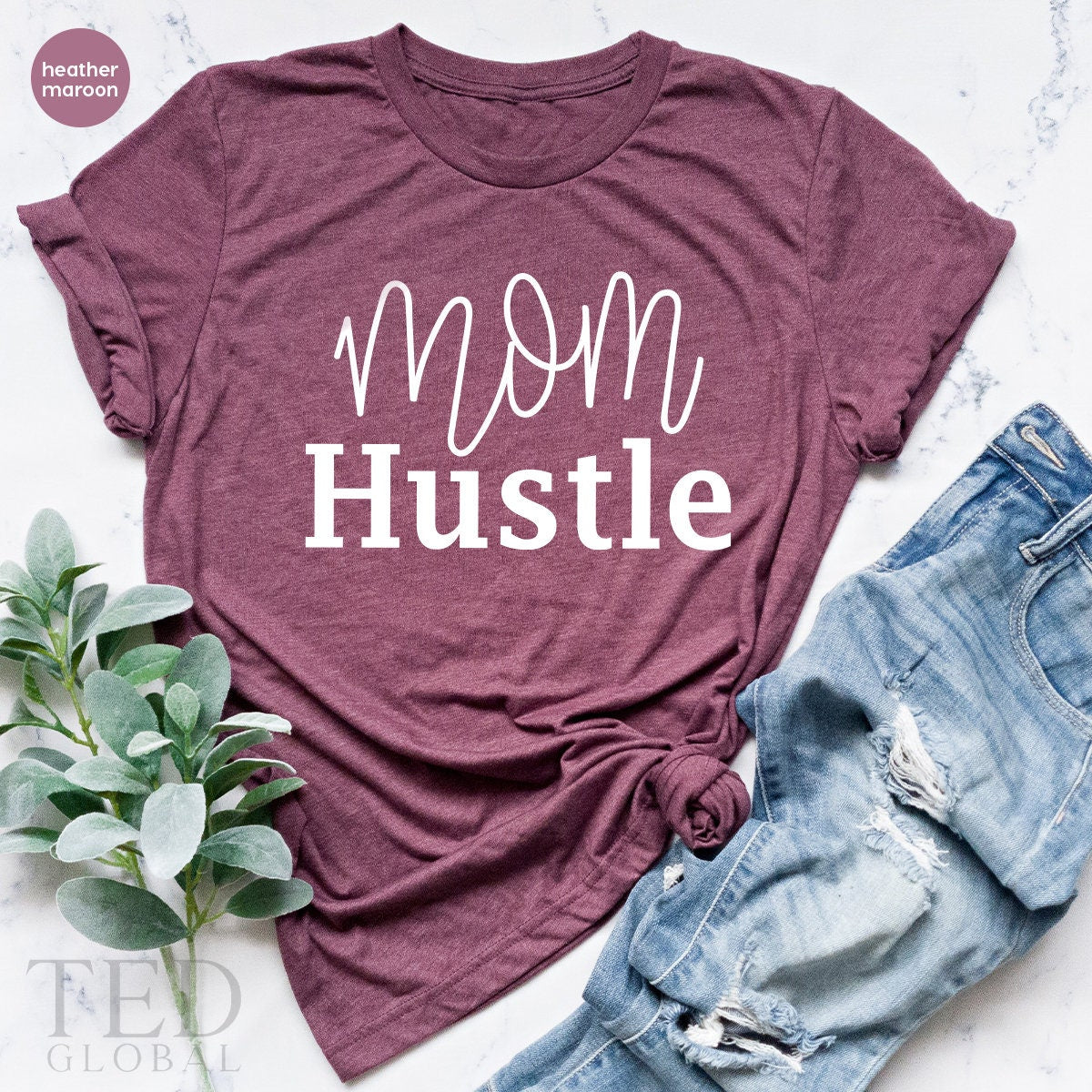 Mom Hustle TShirt, New Mothers Day T Shirt, Cool Mama product image 5