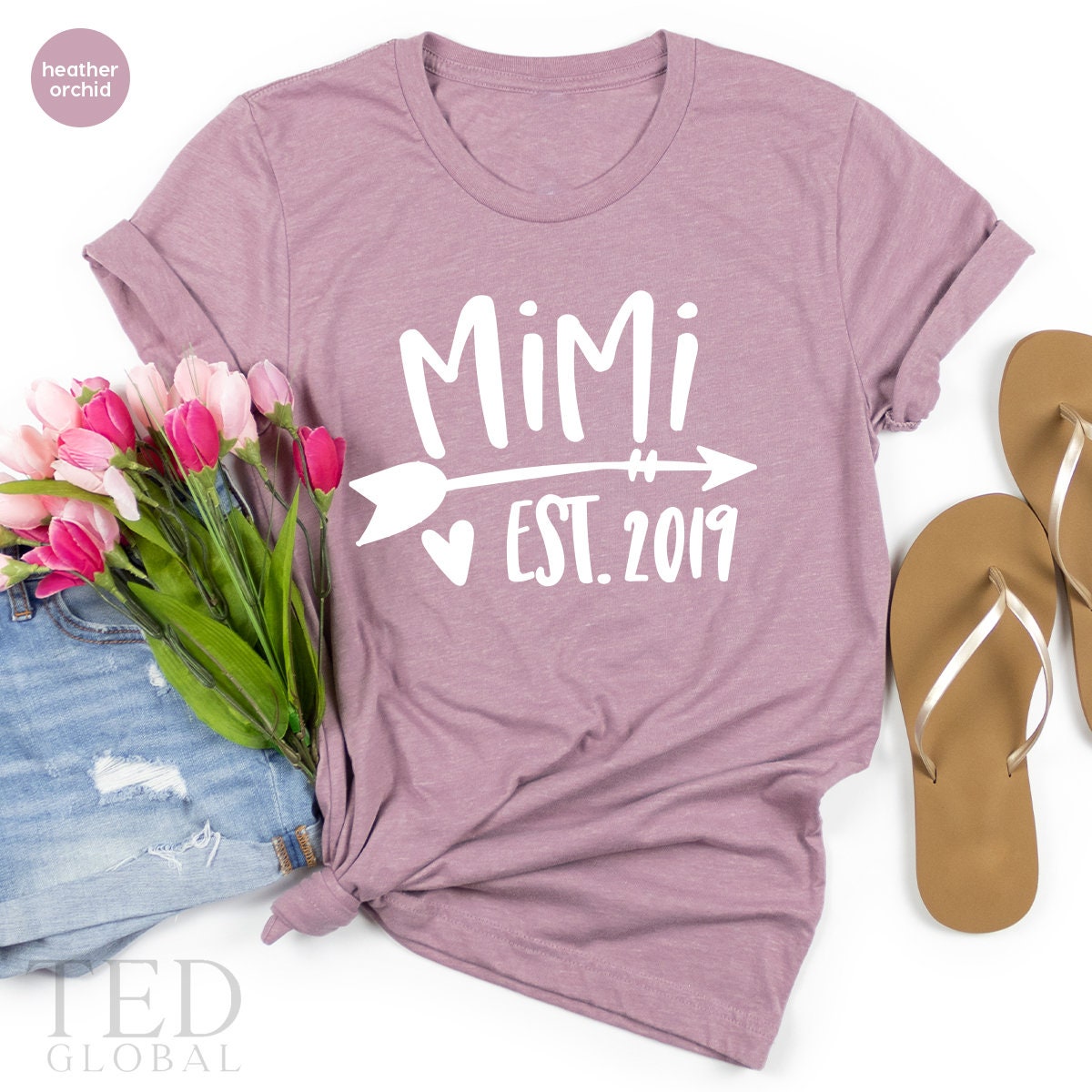 Mimi TShirt, New Gift, Grandmother Grandma Reveal Nana To product image 4