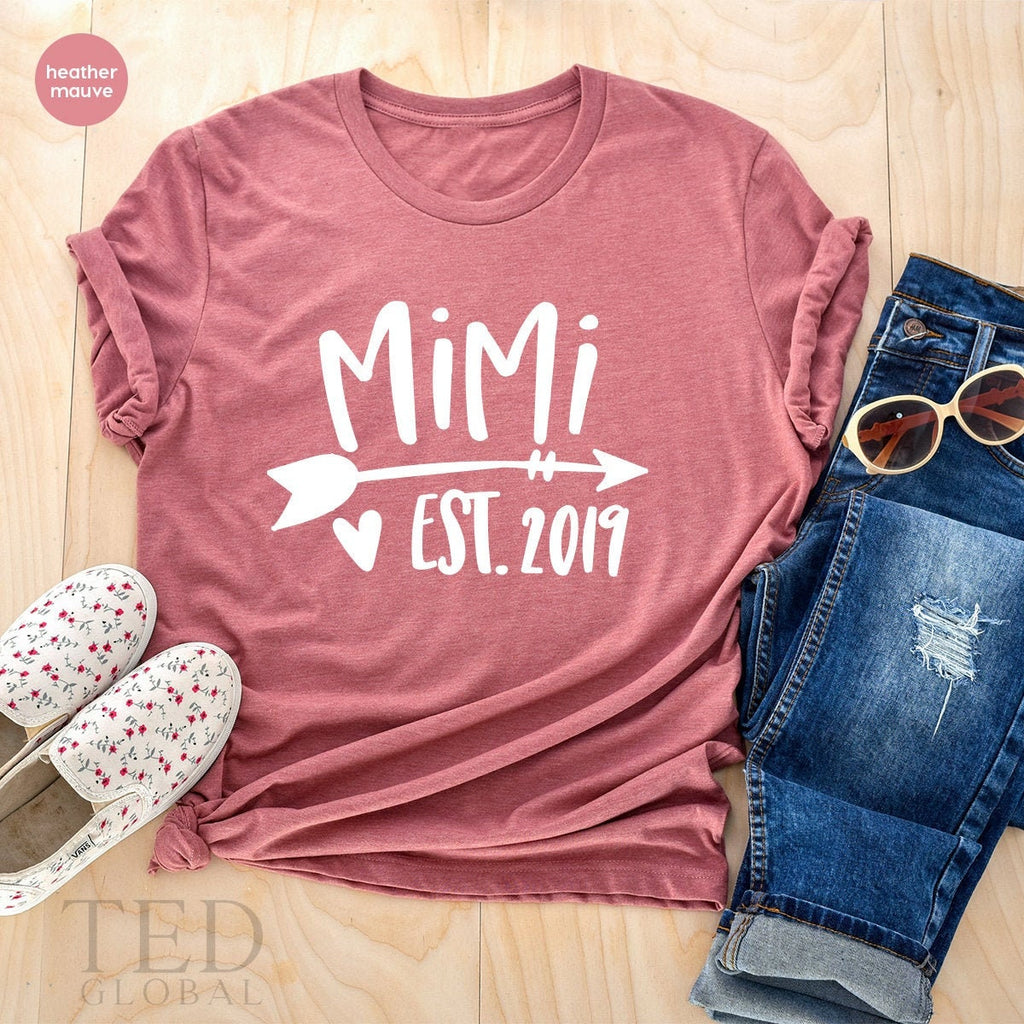 Mimi TShirt, New Gift, Grandmother Grandma Reveal Nana To product image 2