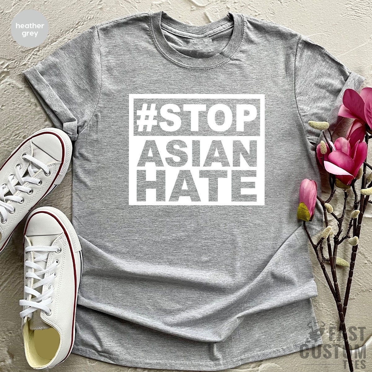 Asian Discrimination T Shirt, Stop American Hate Tee product image 2