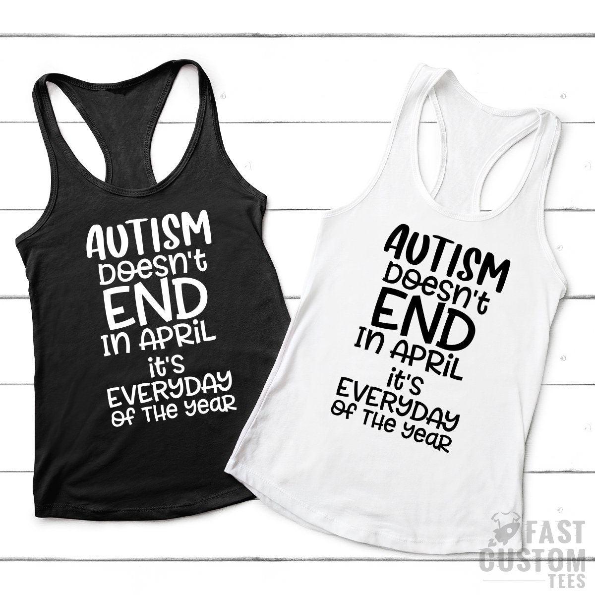 Autism Aware Shirt, Doesn't End In April, Gift, Support Dad product image 5