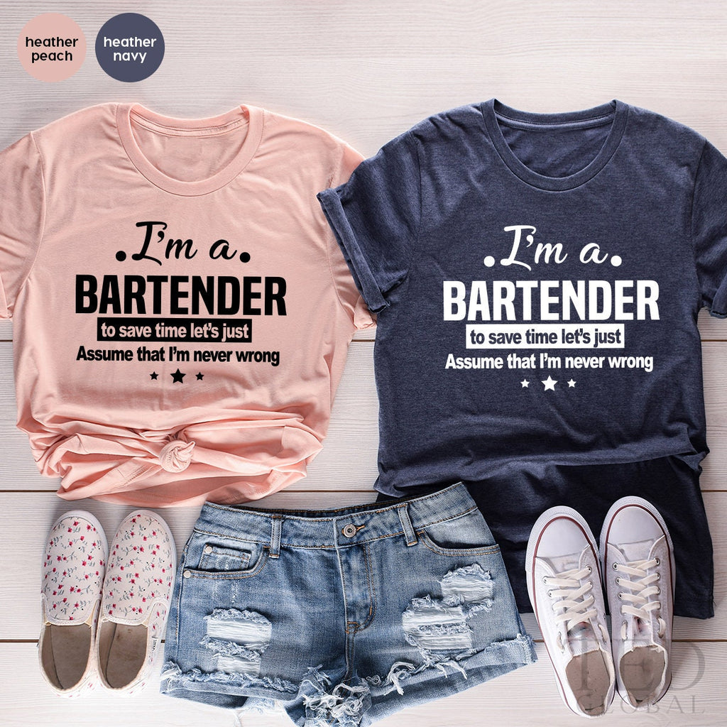 Funny Bartender T-Shirt, Bartending Shirt, Barmen T Barmaid product image 4