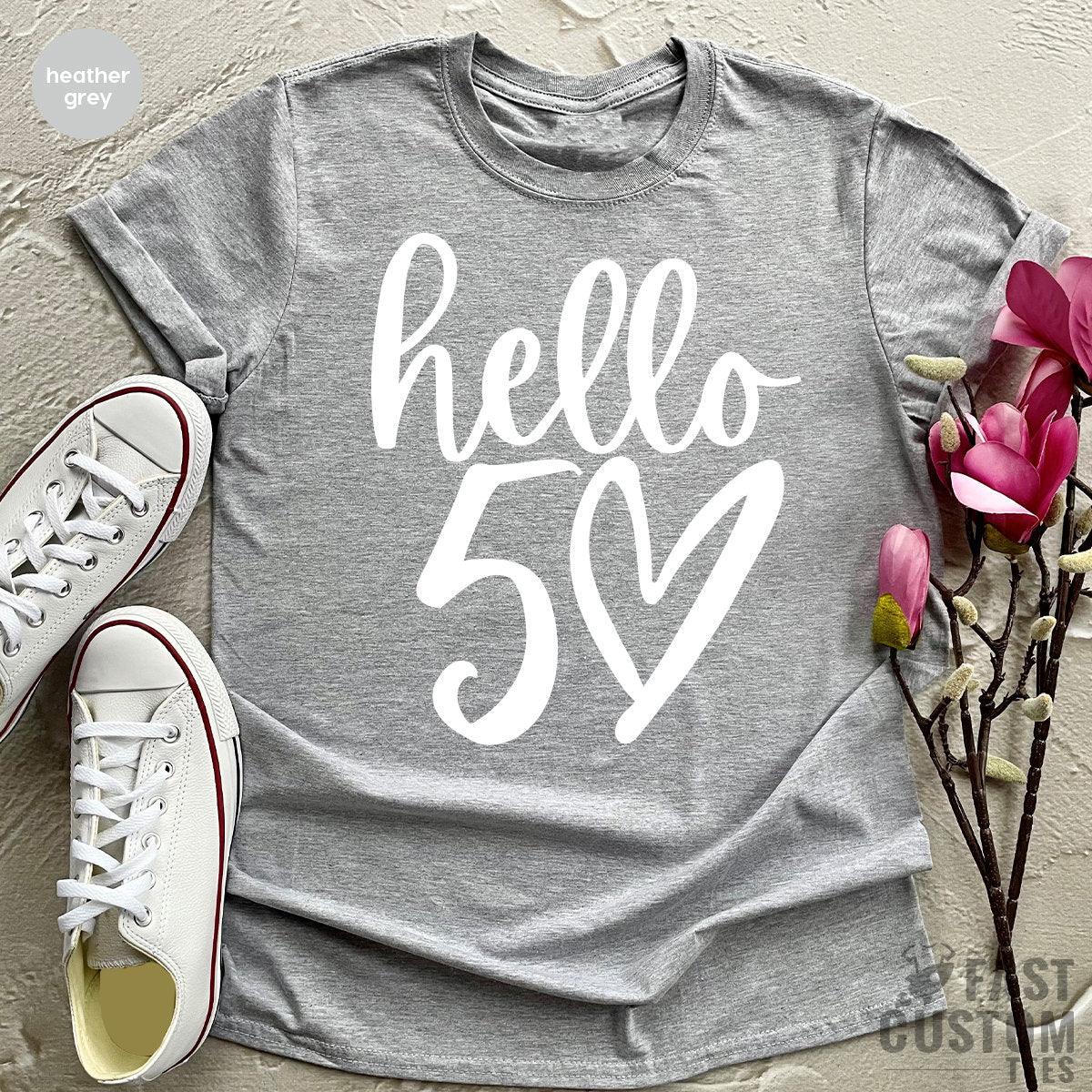 50th Birthday Shirt, Hello 50 TShirt, Fifty Years Old Gift product image 2