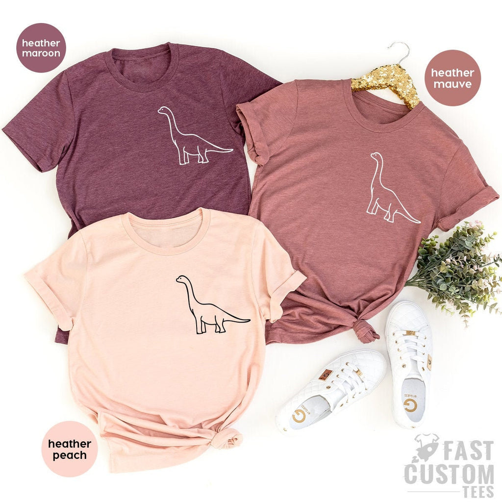Dinasour Pocket TShirt, Brontosaurus Shirt, Jurassic T Dino product image 2
