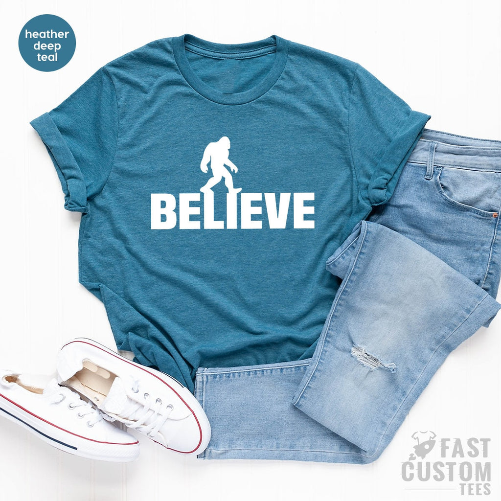 Believe Bigfoot Shirt, Sasquatch TShirt, Funny Search Team product image 3