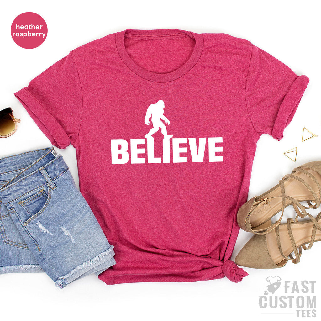 Believe Bigfoot Shirt, Sasquatch TShirt, Funny Search Team product image 4