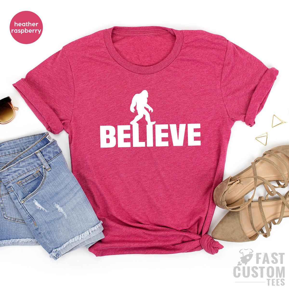 Believe Bigfoot Shirt, Sasquatch TShirt, Funny Search Team product image 4