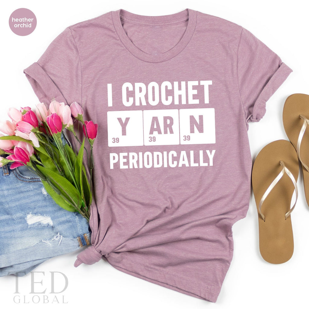 Crocheting TShirt, Funny Saying Lover T Shirt, Crochet Mom product image 4