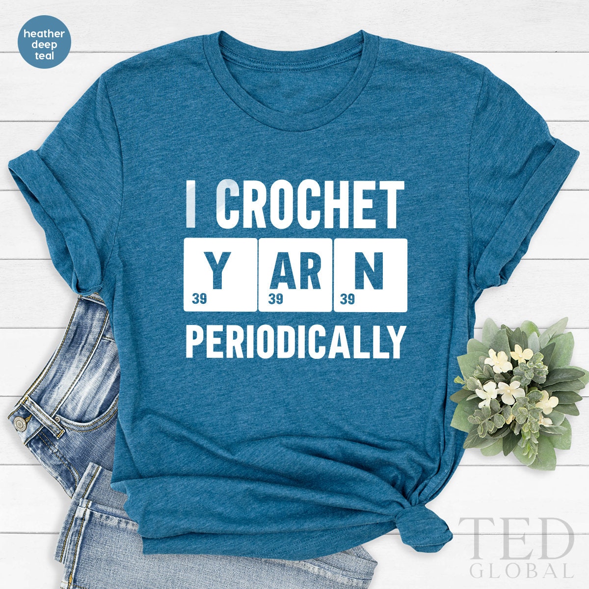 Crocheting TShirt, Funny Saying Lover T Shirt, Crochet Mom product image 3