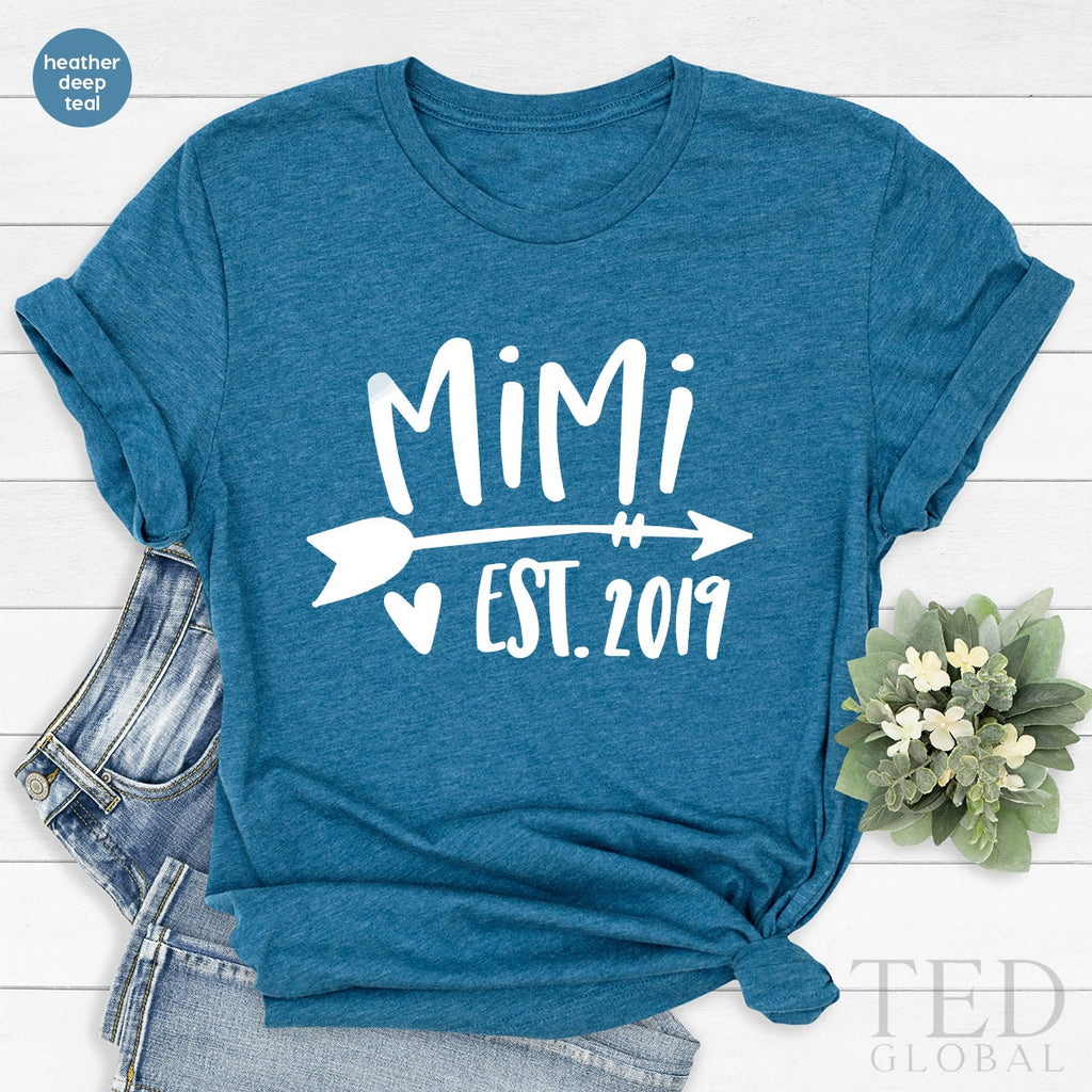 Mimi TShirt, New Gift, Grandmother Grandma Reveal Nana To product image 1
