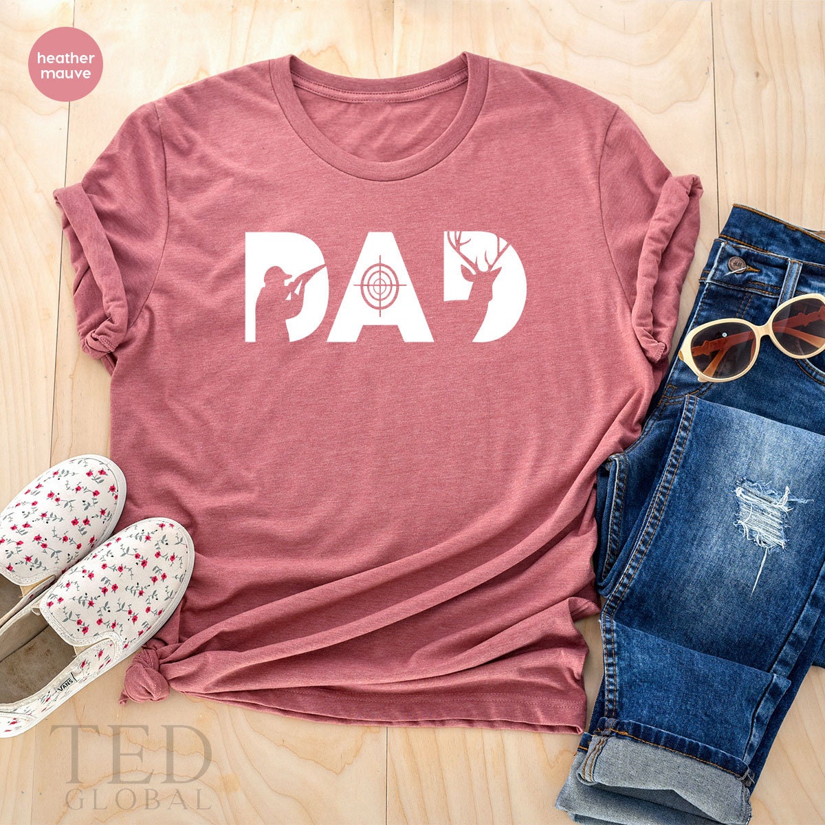 Hunting Dad T Shirt, Hunters TShirt, Fathers Day Gift For product image 5