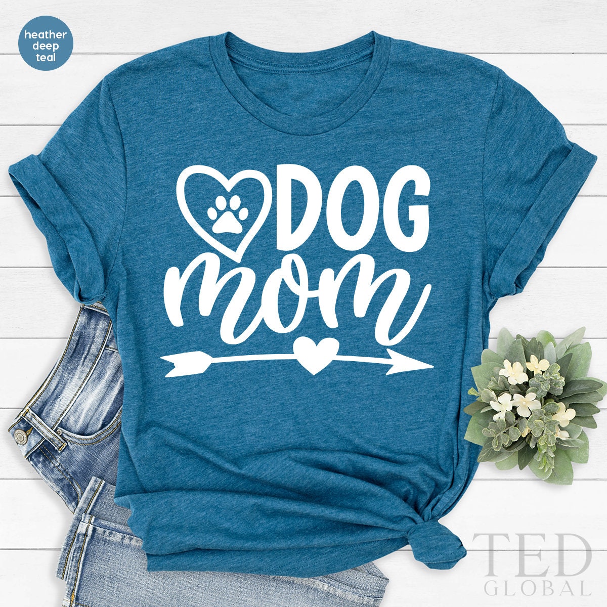 Dog Mother Shirt, Mama Gift, Owner Animal Rescue product image 4