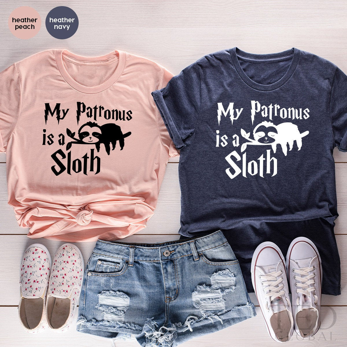 Funny Sloth Tshirt, Lover Shirt, Potter My Patronus Is Lazy product image 2